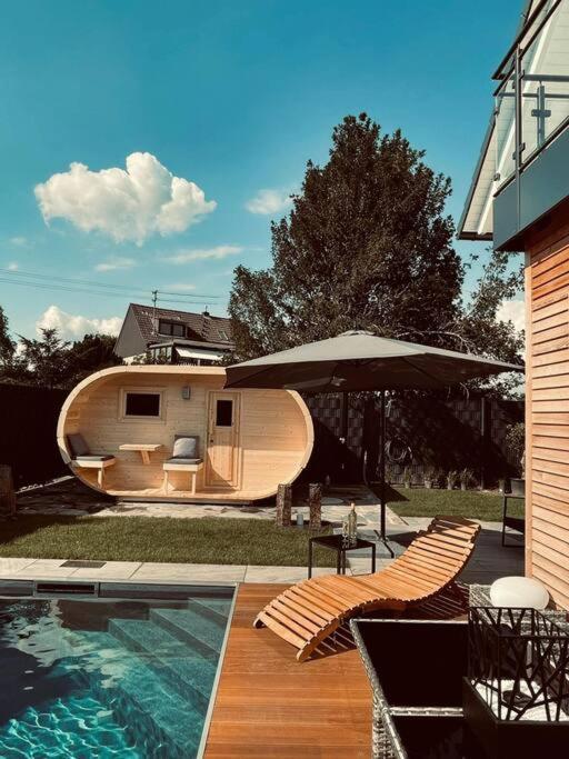Villa Dreamy Vibes Mit Privatem Pool & Rheinblick ニーダーカッセル エクステリア 写真