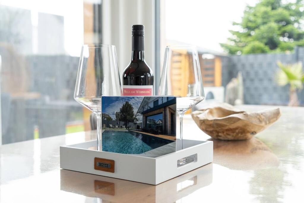 Villa Dreamy Vibes Mit Privatem Pool & Rheinblick ニーダーカッセル エクステリア 写真